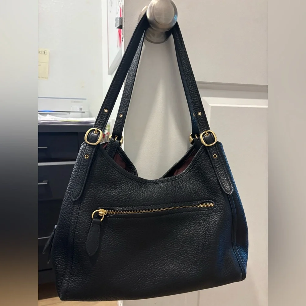 Coach Bella Leather Shoulder Bag - Picture 3 of 16